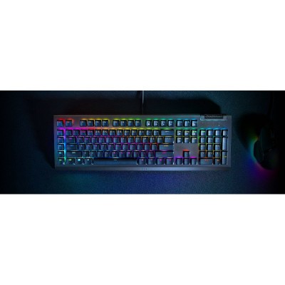 Клавіатура механічна Razer BlackWidow V4 X 110key, Green Switch, USB-A, EN/RU, RGB, чорний Клавіатура механічна Razer BlackWidow V4 X 110key, Green Switch, USB-A, EN/RU, RGB, чорний