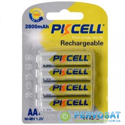 Аккумулятор PKCELL AA R6 NiMH 2800mAh * 4 (PC/AA2800-4B)