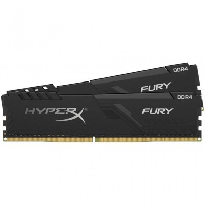 Модуль памяти для компьютера DDR4 16GB (2x8GB) 3200 MHz HyperX FURY Black HyperX (Kingston Fury) (HX432C16FB3K2/16)