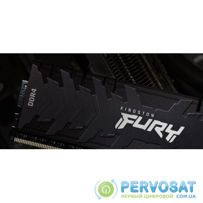 Пам'ять до ПК Kingston DDR4 4000 16GB KIT (8GBx2) FURY Renegade Black