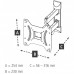 Кріплення ТВ поворотне Hama TV-WB, AR-2, 19-48&quot;, чорний