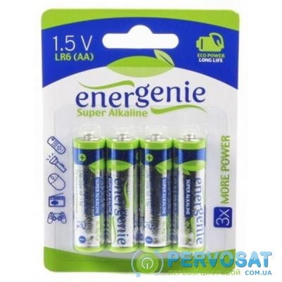 Батарейка EnerGenie AA LR6 * 4 (EG-LR6-4BL/4)