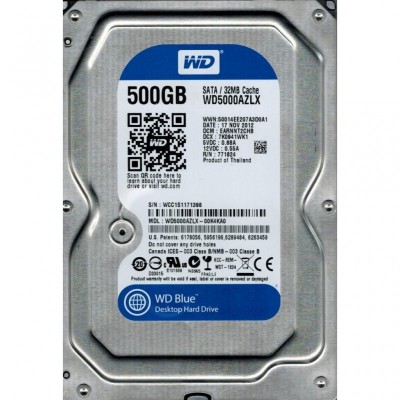 Жесткий диск 3.5"  500Gb WD (WD5000AZLX)