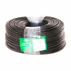 Кабель мережевий ДКЗ UTP 305м, cat.5e, КНПп 2*2*0,50 [СU] outside black, дріт 1*1 (19553)