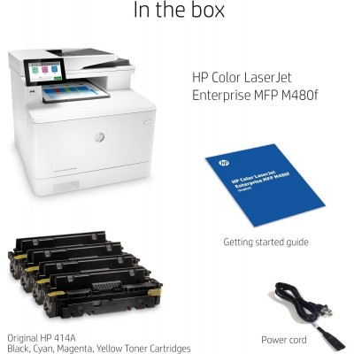 Багатофункціональний пристрій А4 кол. HP Color LaserJet Enterprise M480f