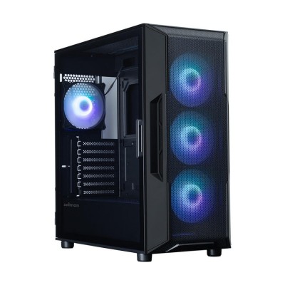 Корпус Zalman I3 Neo ARGB V2 без БЖ, 2xUSB3.0, 1x Type C, 4x120мм ARGB, VGA 355мм, LCS ready, TG Side Panel, ATX, чорний Корпус Zalman I3 Neo ARGB V2 без БЖ, 2xUSB3.0, 1x Type C, 4x120мм ARGB, VGA 355мм, LCS ready, TG Side Panel, ATX, чорний