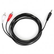 Кабель мультимедійний Jack 3.5mm M to 2xRCA 3 m Vinga (VCPDCJ35MRCA23BK) Кабель мультимедійний Jack 3.5mm M to 2xRCA 3 m Vinga (VCPDCJ35MRCA23BK)