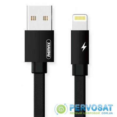 Дата кабель USB 2.0 AM to Lightning 1.0m Kerolla black Remax (RC-094I1M-BLACK)