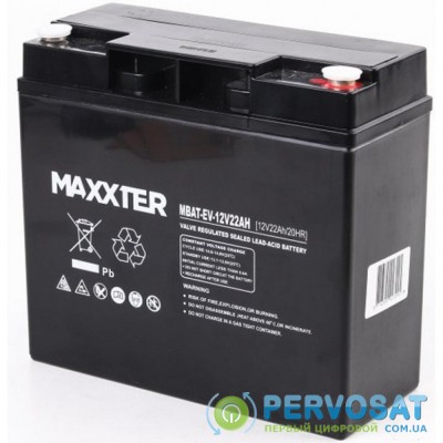 Батарея к ИБП Maxxter 12V 22AH (MBAT-EV-12V22AH)