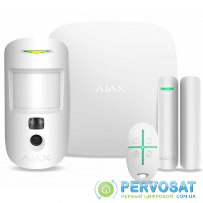 Комплект охранной сигнализации Ajax StarterKit Cam Plus /біла (StarterKit Cam Plus /white)