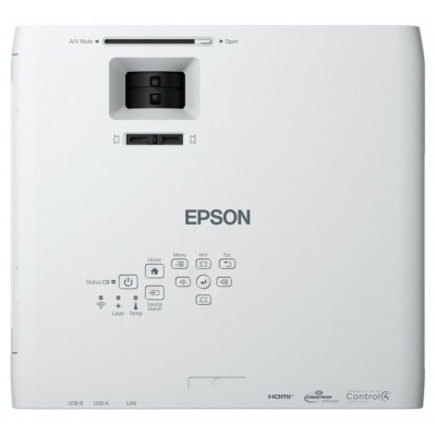 Проєктор Epson EB-L260F FHD, 4600 lm, LASER, 1.32-2.12, WiFi