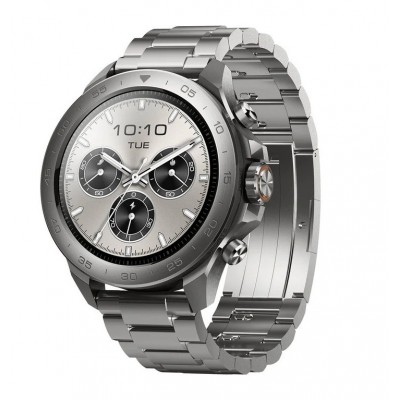 Смарт-годинник Mibro GS Explorer S 48мм, 1.32", 466x466, AMOLED, BT 5.3, Dual-band GPS, 10 ATM, суцільний титан