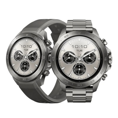 Смарт-годинник Mibro GS Explorer S 48мм, 1.32", 466x466, AMOLED, BT 5.3, Dual-band GPS, 10 ATM, суцільний титан