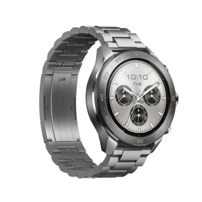 Смарт-годинник Mibro GS Explorer S 48мм, 1.32", 466x466, AMOLED, BT 5.3, Dual-band GPS, 10 ATM, суцільний титан