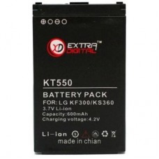 Акумуляторна батарея для телефону EXTRADIGITAL LG KF300 (600 mAh) (BML6242)