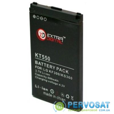 Аккумуляторная батарея для телефона EXTRADIGITAL LG KF300 (600 mAh) (BML6242)