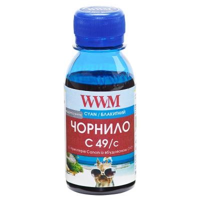 Чернила WWM Canon GI-490 100г Cyan (C49/C-2)