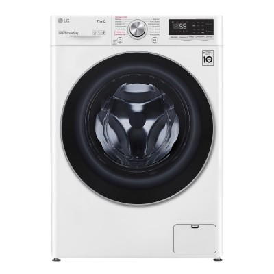 Пральна машина з фронт. завант. LG F4V7VS1W, 9кг, 1400, A+++-30%, Пара, глибина 56см, Дисплей, Білий