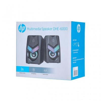 Акустична система HP DHE-6000 LED RGB Black (DHE-6000)