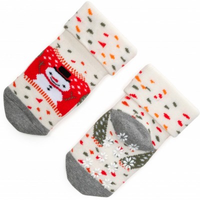 Шкарпетки Bross махрові MY BEAR (22690-1-2-cream)
