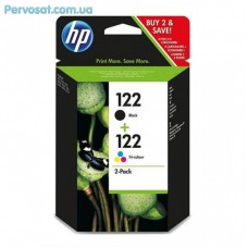 Картридж HP DJ No.122 Black/color (CH561+CH562) Combo Pack (CR340HE) Картридж HP DJ No.122 Black/color (CH561+CH562) Combo Pack (CR340HE)