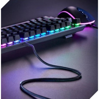 Клавіатура механічна HyperX Alloy MKW100 104key, TTC Red, USB-A, EN/UA/RU, RGB, чорний