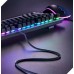 Клавіатура механічна HyperX Alloy MKW100 104key, TTC Red, USB-A, EN/RU, RGB, чорний