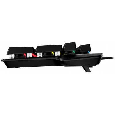 Клавіатура механічна HyperX Alloy MKW100 104key, TTC Red, USB-A, EN/UA/RU, RGB, чорний