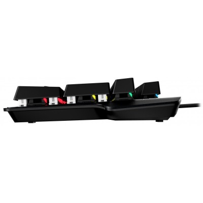 Клавіатура механічна HyperX Alloy MKW100 104key, TTC Red, USB-A, EN/UA/RU, RGB, чорний