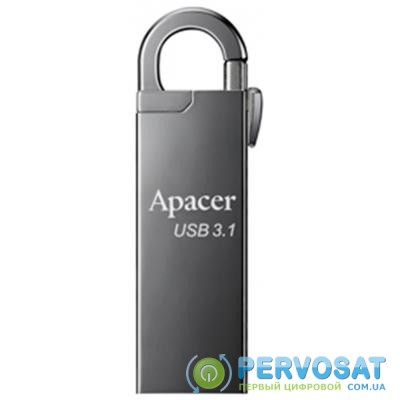 USB флеш накопитель Apacer 32GB AH15A Ashy USB 3.1 (AP32GAH15AA-1)