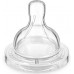 Соска Avent Classic+ 1міс+, силіконова, повільний потік, 2шт