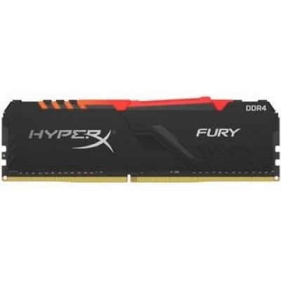 Пам'ять до ПК Kingston DDR4 3200 32GB KIT (16GBx2) HyperX Fury RGB Black