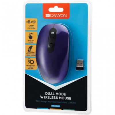 Мышка Canyon CNS-CMSW09V Wireless Violet (CNS-CMSW09V)