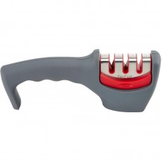 Точилка для ножів Tefal Fresh Kitchen, нержавіюча сталь, пластик, сірий Точилка для ножів Tefal Fresh Kitchen, нержавіюча сталь, пластик, сірий