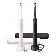 Щітка зубна електр. Philips, Sonicare 3100 series, набір , 2шт в наборі , чорний, рожевий