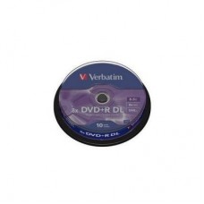 Диск DVD Verbatim 8.5Gb 8x CakeBox 10 шт Matte Silver (43666) Диск DVD Verbatim 8.5Gb 8x CakeBox 10 шт Matte Silver (43666)