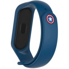 Ремінець до фітнес браслета Armorstandart Superhero Edition for Xiaomi Mi Band 4/3 Captain America Blu (ARM55061) Ремінець до фітнес браслета Armorstandart Superhero Edition for Xiaomi Mi Band 4/3 Captain America Blu (ARM55061)