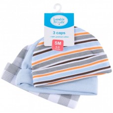 Шапочка Luvable Friends 3 шт різнокольорові для хлопчиків (34530NEW M) Шапочка Luvable Friends 3 шт різнокольорові для хлопчиків (34530NEW M)