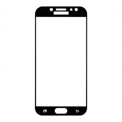 Скло захисне MakeFuture для Samsung J7 2017 (J730) Black Full Cover Full Glue (MGFCFG-SJ730B)