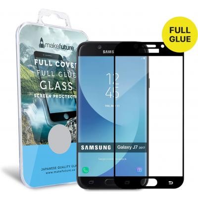 Скло захисне MakeFuture для Samsung J7 2017 (J730) Black Full Cover Full Glue (MGFCFG-SJ730B)