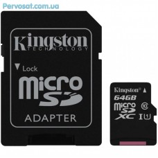 Карта пам'яті Kingston 64GB microSDXC Class 10 UHS-I (SDC10G2/64GB) Карта пам'яті Kingston 64GB microSDXC Class 10 UHS-I (SDC10G2/64GB)