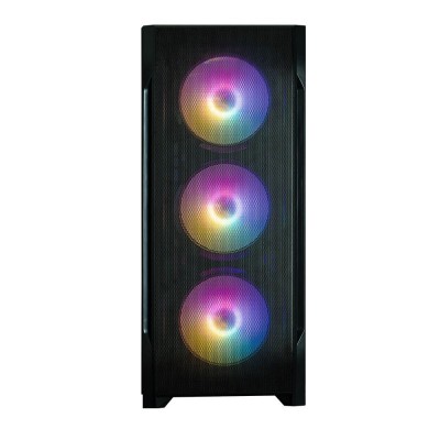 Корпус Zalman N7PLUSV2 з БЖ ZM700-LX3  1xUSB3.0, 2xUSB2.0, 6x120мм Rainbow RGB, 1x120мм, VGA 340мм, LCS ready, TG Side Window, ATX, чорний