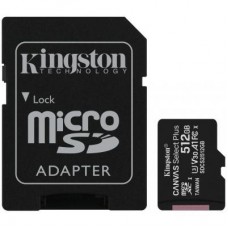 Карта пам'яті Kingston 512GB microSD class 10 A1 Canvas Select Plus (SDCS2/512GB) Карта пам'яті Kingston 512GB microSD class 10 A1 Canvas Select Plus (SDCS2/512GB)