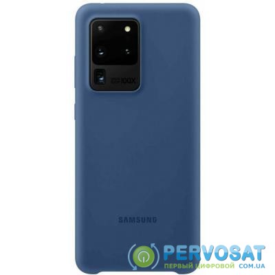 Чехол для моб. телефона Samsung Silicone Cover для Galaxy S20 Ultra (G988) Navy (EF-PG988TNEGRU)