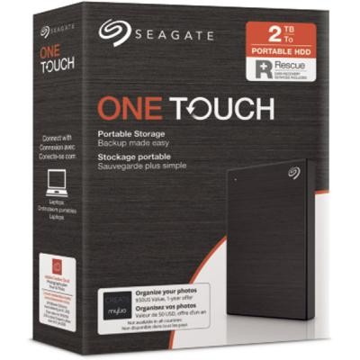 Внешний жесткий диск 2.5" 2TB One Touch USB 3.2 Seagate (STKB2000400)