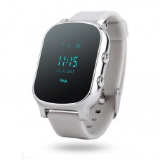 Дитячий GPS годинник-телефон GOGPS ME К20 Хром Дитячий GPS годинник-телефон GOGPS ME К20 Хром