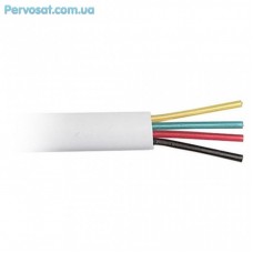 Кабель телефонний Atcom 4 жильний, діаметр 0,4мм (10121) Кабель телефонний Atcom 4 жильний, діаметр 0,4мм (10121)