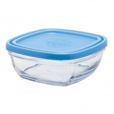 Миска квадратна Lys Carre з синьою кришкою 3100 мл (23 см) Миска квадратна Lys Carre з синьою кришкою 3100 мл (23 см)