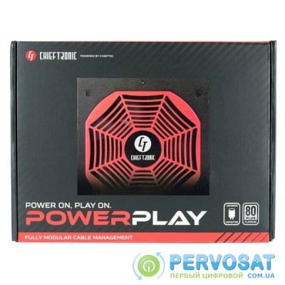 Блок живлення CHIEFTEC RETAIL Chieftronic PowerPlay Platinum GPU-1050FC,14cm fan,a/PFC,Fully Modular
