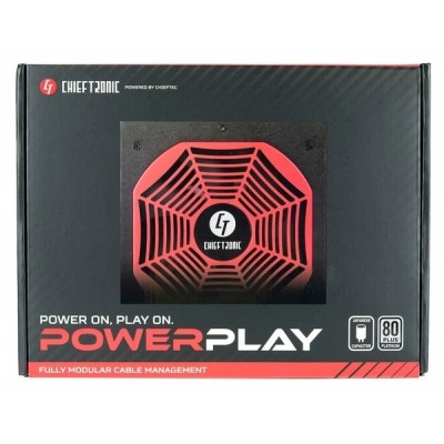 Блок живлення CHIEFTEC RETAIL Chieftronic PowerPlay Platinum GPU-1050FC,14cm fan,a/PFC,Fully Modular